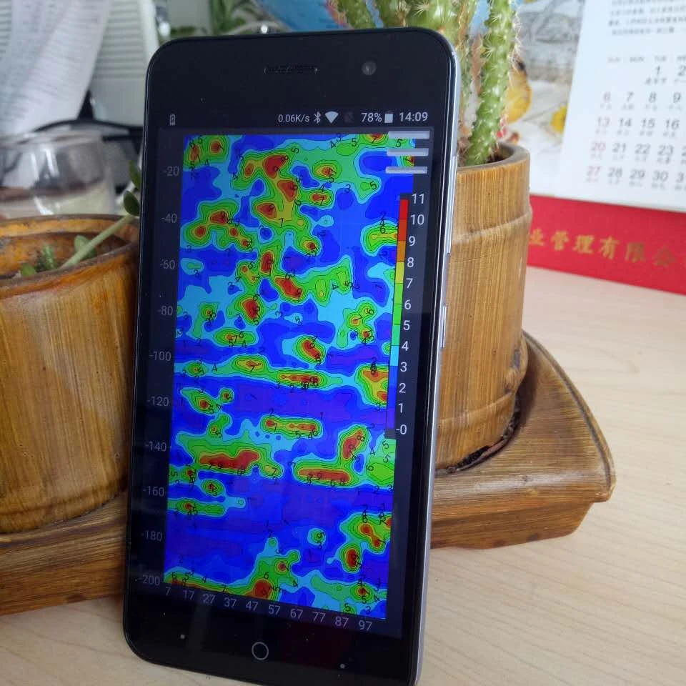 ISO9001 Certified ADMT 0-300m portable mobile phone mapping ground water detector/water finder/water detection device