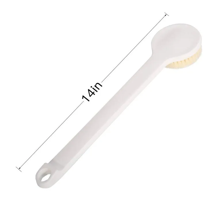 Back Scrubber for Shower Dry Brushing Body Brush refillable body powder