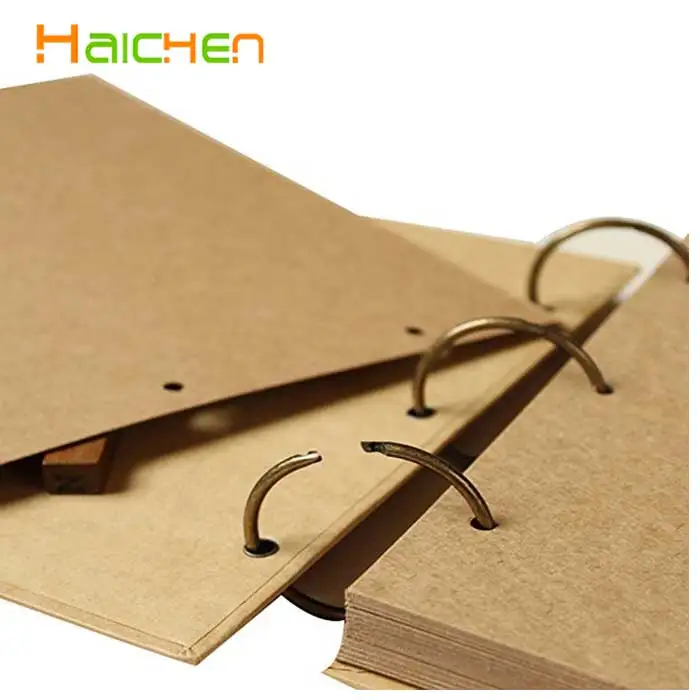 Classical Albums for Photographers Diy Picture Photoalbum 4 Rings Scrapbook Photo Album