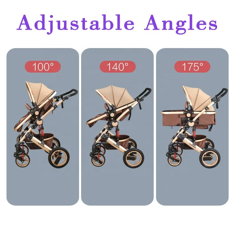 FOREVER Aluminum Alloy Lightweight High Landscape Travel Foldable Baby Pram the Luxury Stroller Infant Carriage