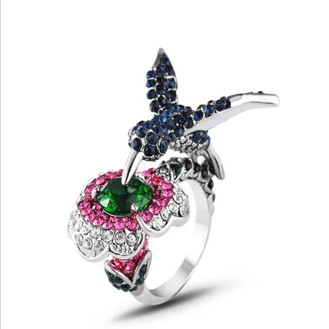 
925 sterling silver animal world rings jewelry 