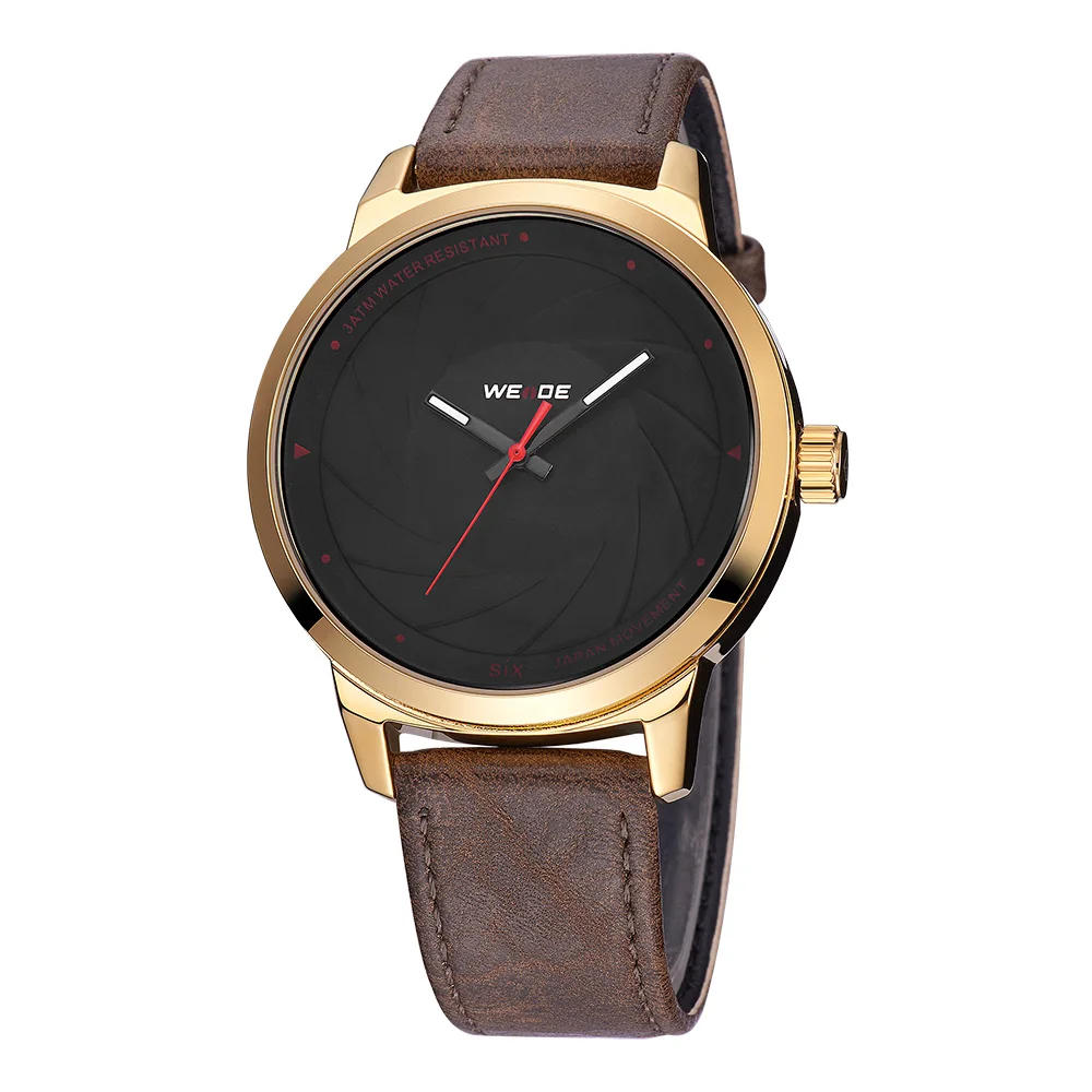 
WEIDE WD005G-1C 2018 Newest Gold China Original Design For Men New Year Gift Teenage Fashion watches 