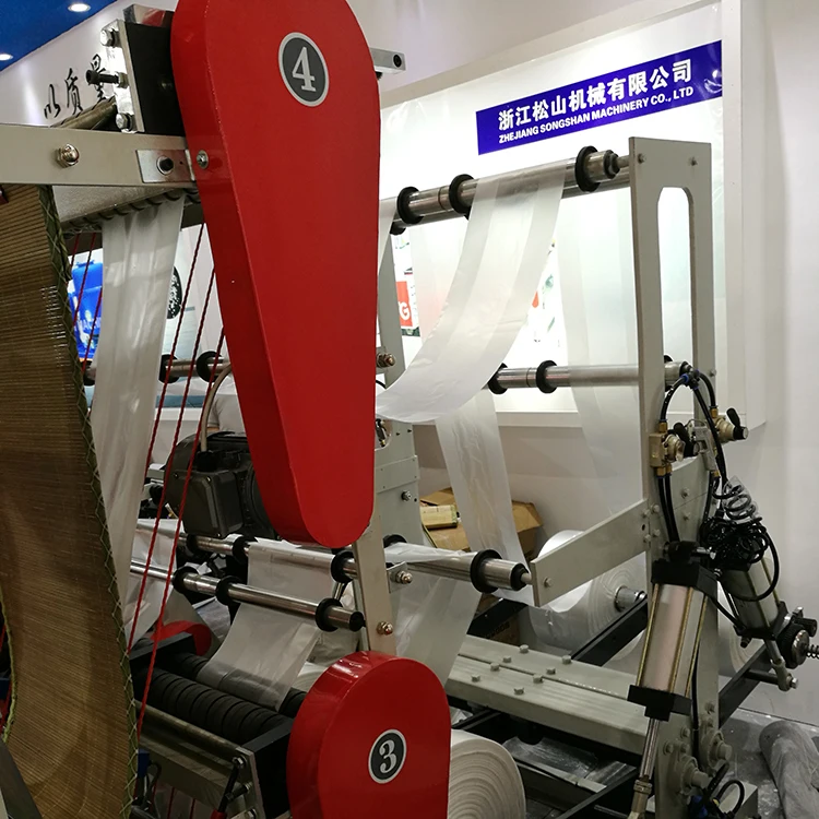 Automatic Bag Making Cold Cutting Machine For T-shirt bag