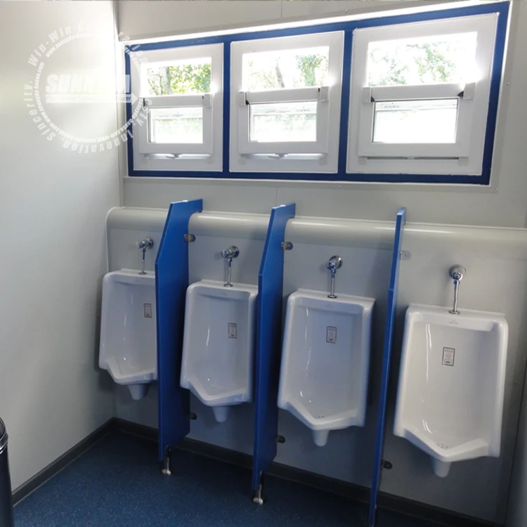 Customized prefab building bathroom trailer portable restroom trailer toilet for sale