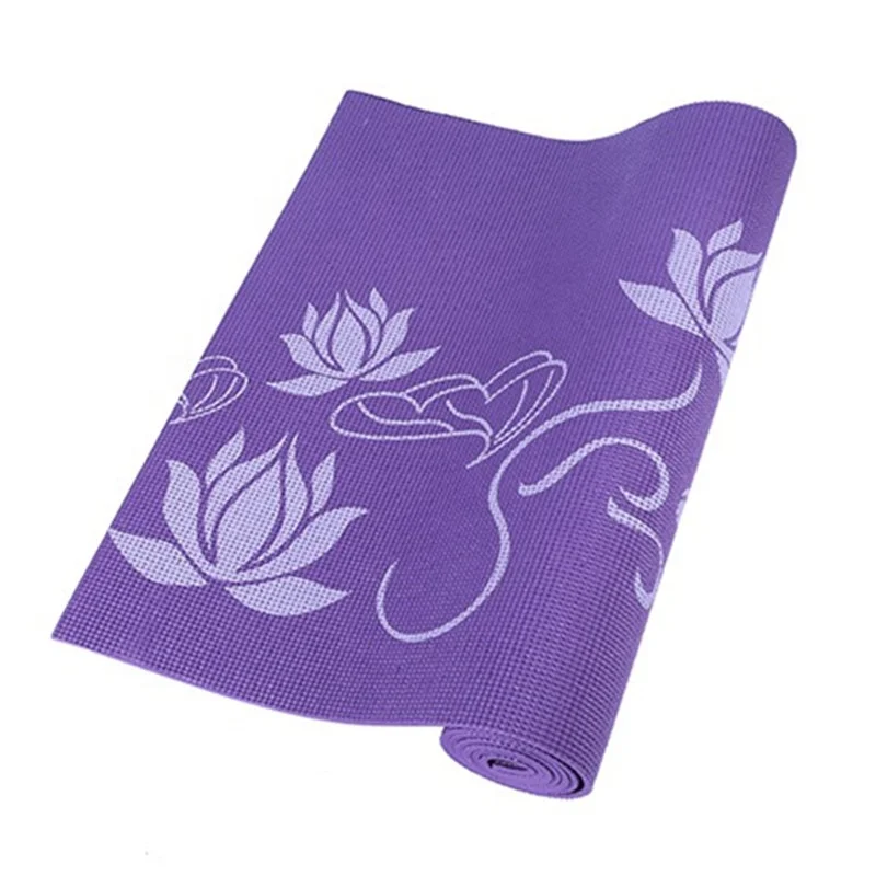 Custom Printed Logo Eco Friendly Fitness Exercise Pvc Yoga Mat Cheap Sale