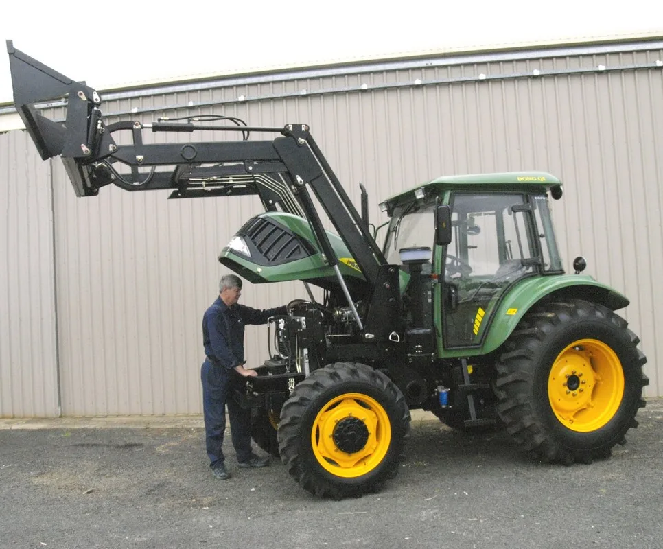 
Chinese Cheap Farm small 30hp 40hp 4wd compact tractor Mounted frond end loader with bucket for sale 