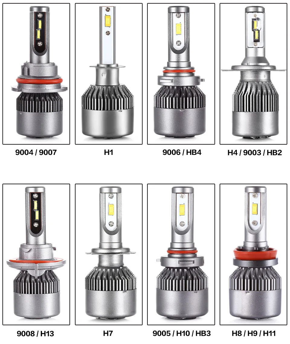 Weiyao new products led automotive lighting H4 led CSP chips led headlight 8000LM for sale