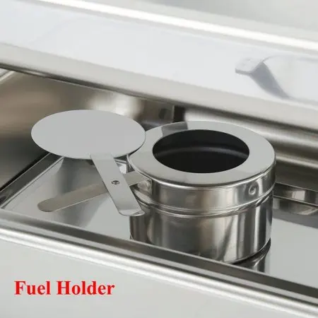 Cheap 8L Roll up  multi function gold plate stainless steel buffet chafing dish