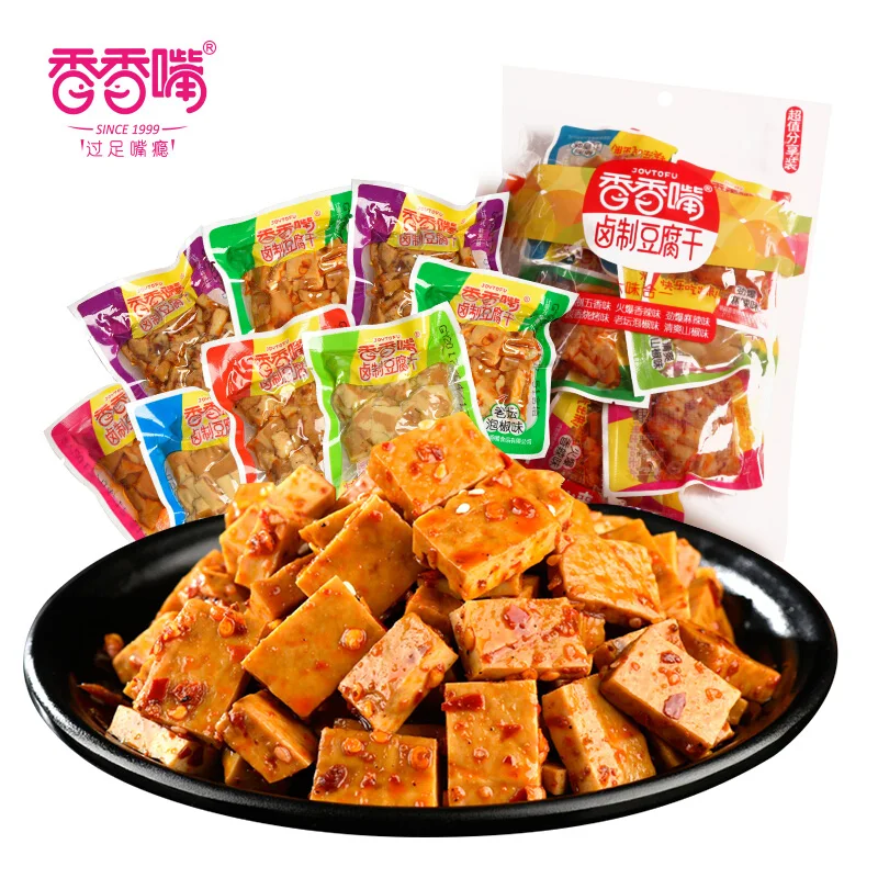 Xiangxiangzui liuwei Дуган закуски еда сушеные Бин творог китайской закуски 350 г сушеные тофу закуски