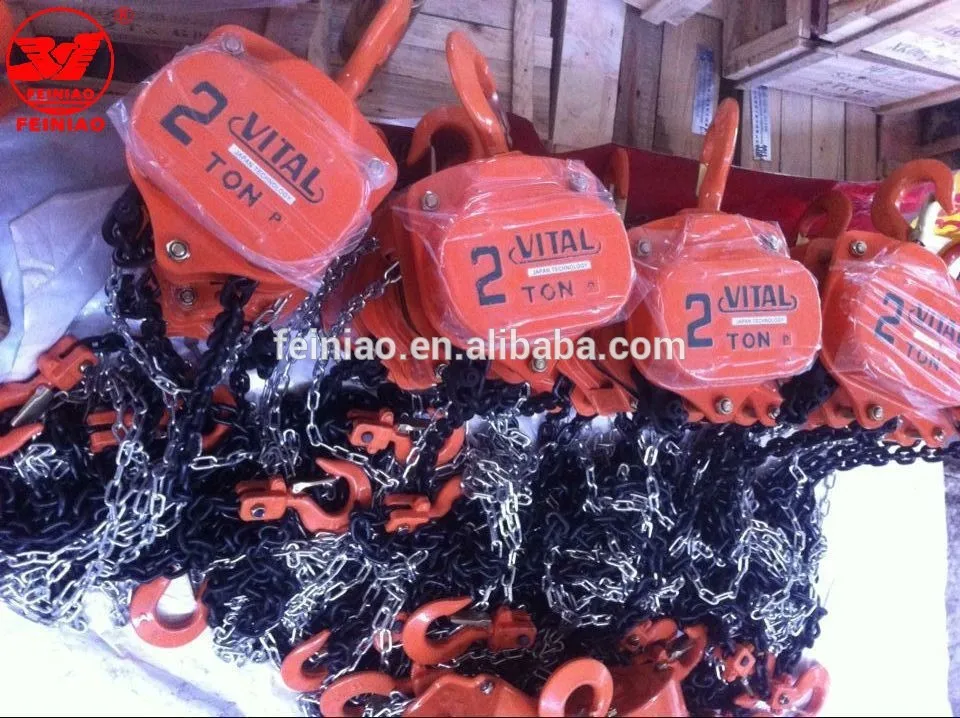 CE approved high quality 2 ton vital chain hoist