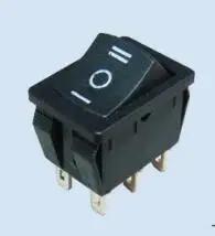 125V. 6A Черный Rocker Switch for electron KCD1-203-002B