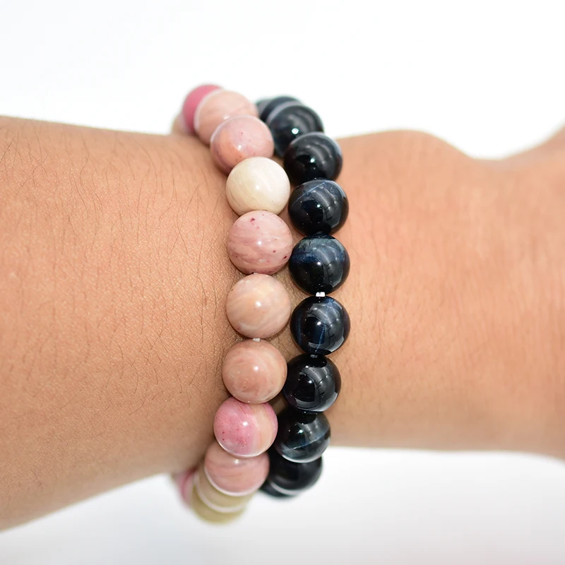 Most Popular Items Natural Rhodochrosite Stone Bracelets Pink Stone Bracelet