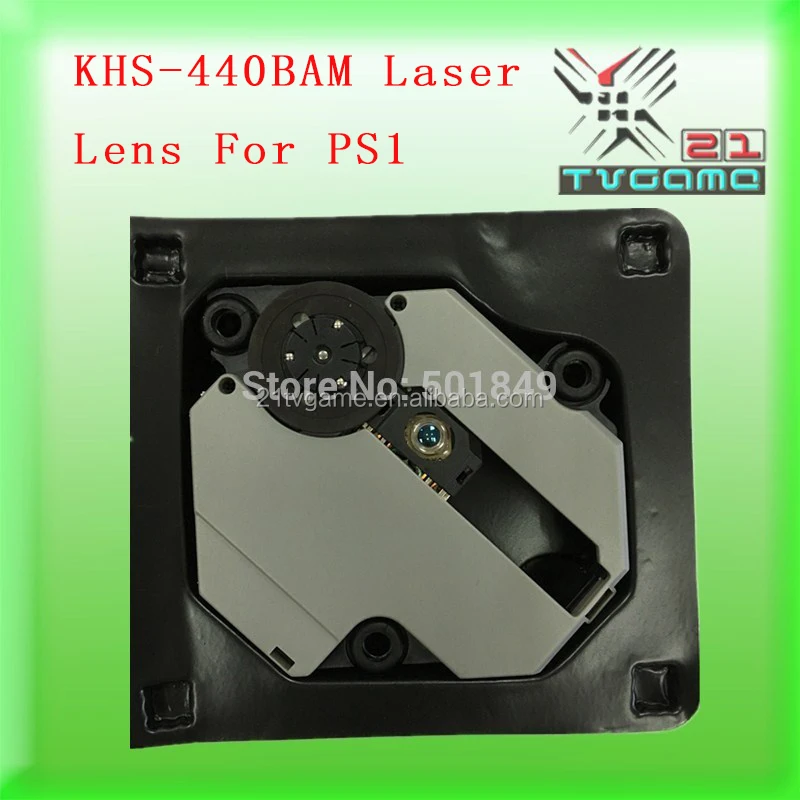 Видео игровой Оптический головка KHS-440BAM с колоды для PS1 Игра линзы лазера, игра, Запасные детали оптического Головка звукоснимателя KHS-440BAM