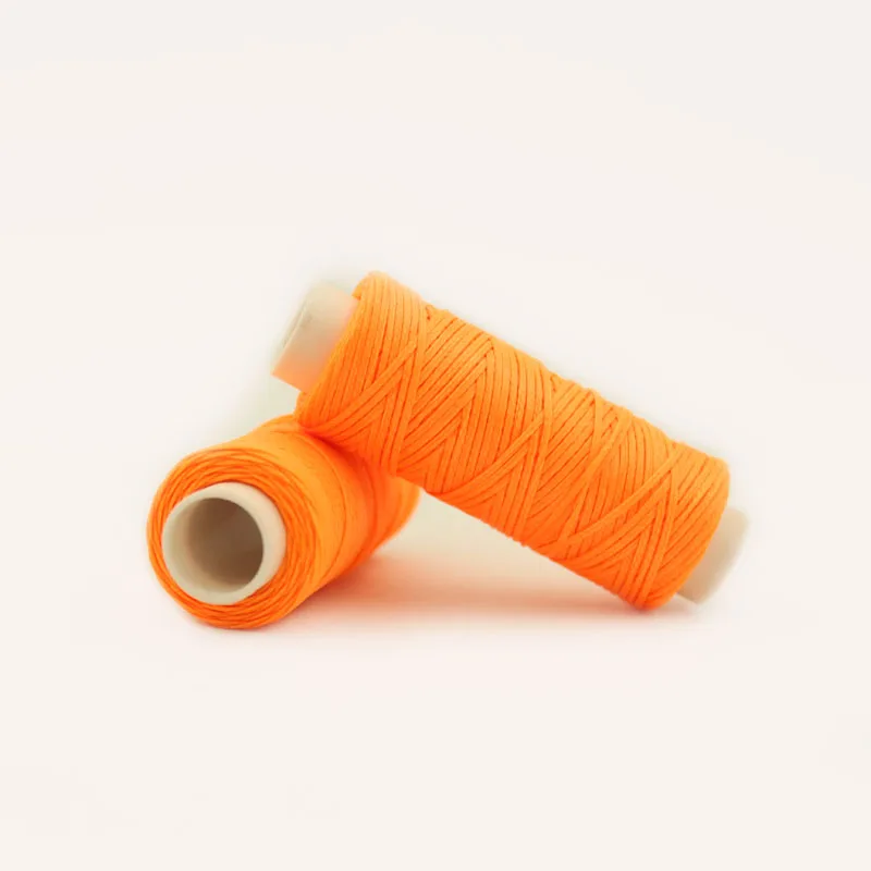 0 55 мм Вощеная кожаная нить ручной работы круглая вощеная из полиэстера высокопрочная швейная