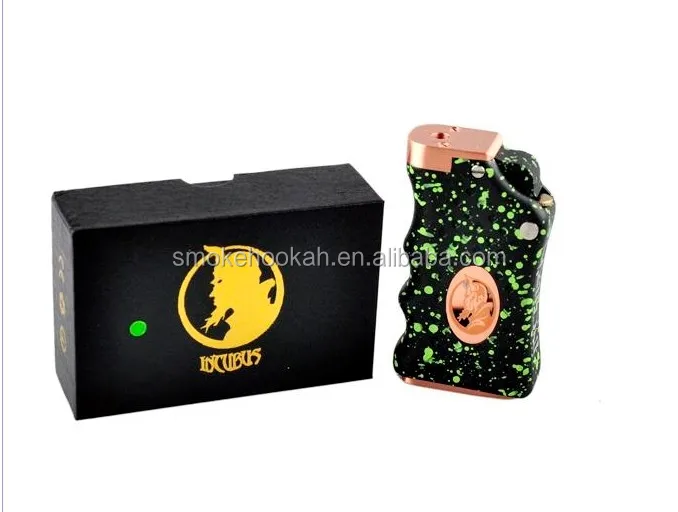 Incubus Box Mod Clone Dual 18650 battery Mechanical Mod with 5 color picking