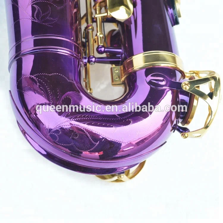 
Alto saxophone/Saxophone/Wind instrument/Purple saxophone 