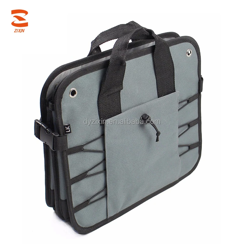 The Popular Car Trunk Organizer Foldable Storage Box with 12 Pockets and 2 Elastic Straps for SUV Vans Cars Trucks