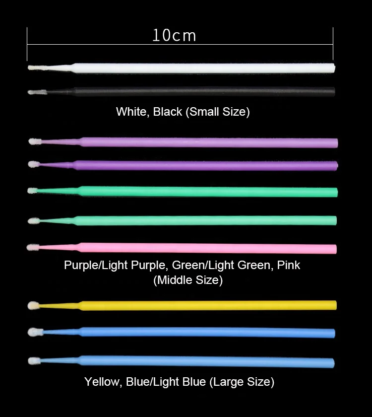 Medical Cleaning Micro Swab Dental Brushes Disposable