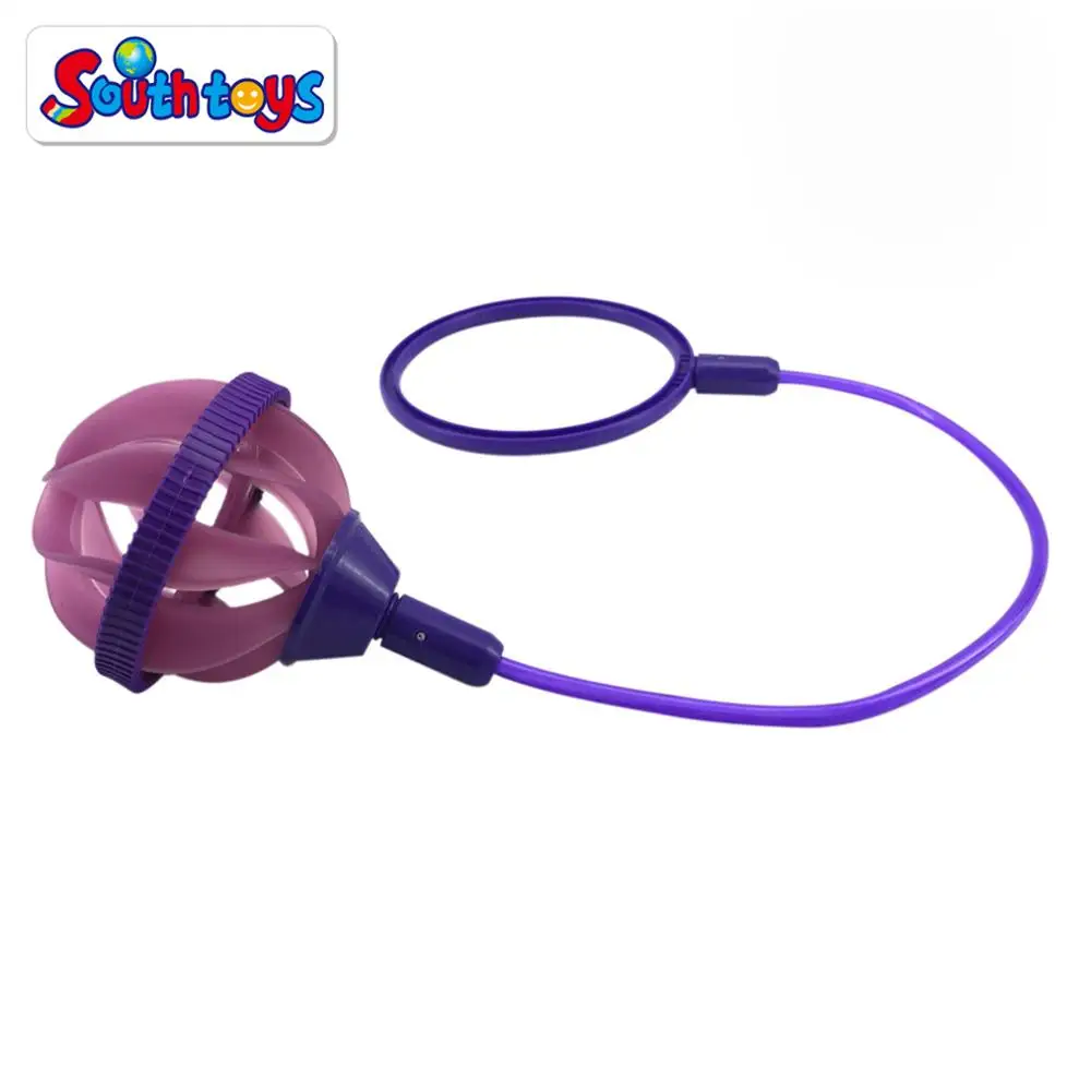 Kids Skip A Long Ankle Swinging Skipping Jumping Rotation Ball Toy