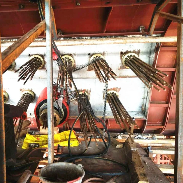 LINGQIAO 450T Hydraulic Hollow Cylinder Jack, 200 Ton Double Acting Piston Electric Jack