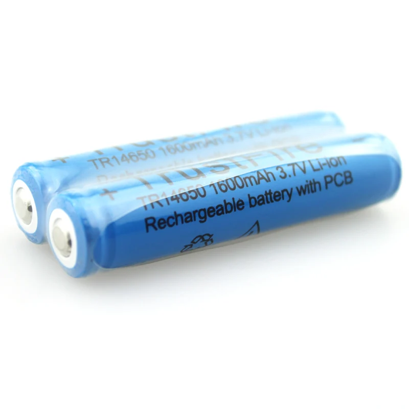 TrustFire 14650 3.7V 1600mAh Li-ion Rechargeable Battery with Protected PCB