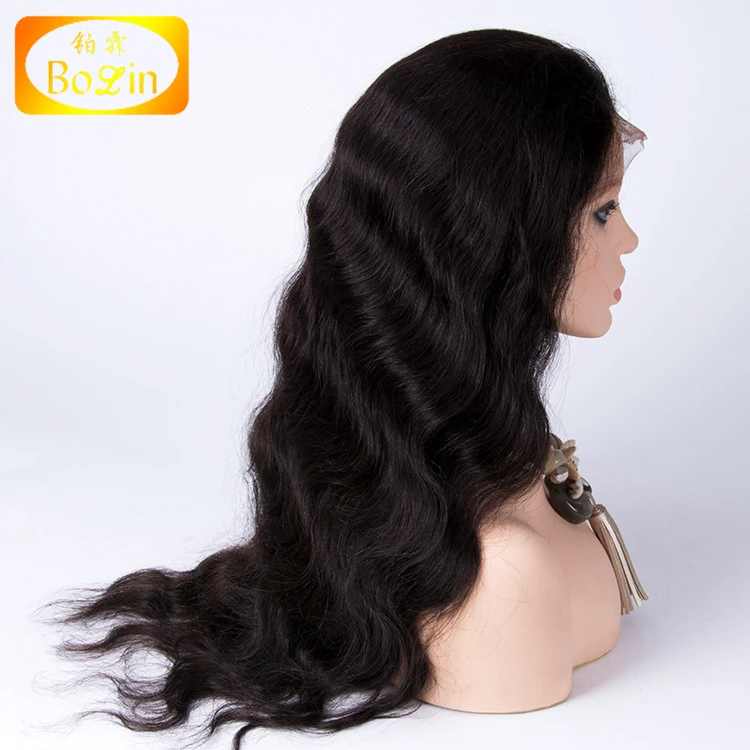 9A Grade Mink Brazilian Body Wave Hair Full Lace Wig 150% Density Swiss Lace Preplucked Human Hair Wig