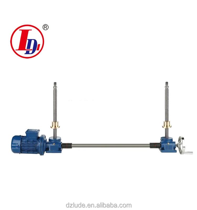 There is the worm screw lift mechanical screw jacks screw lift price