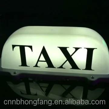 
Car Top Magnetic Taxi Light Roof Top Taxi Light Box Roof Sign Taxi Light 