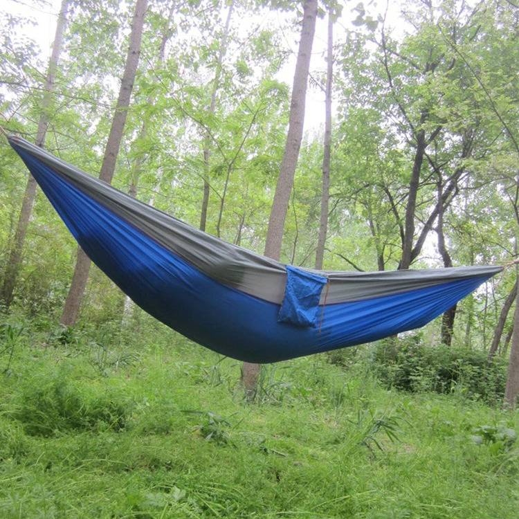
Portable Double Camping Parachute Nylon Hammock 