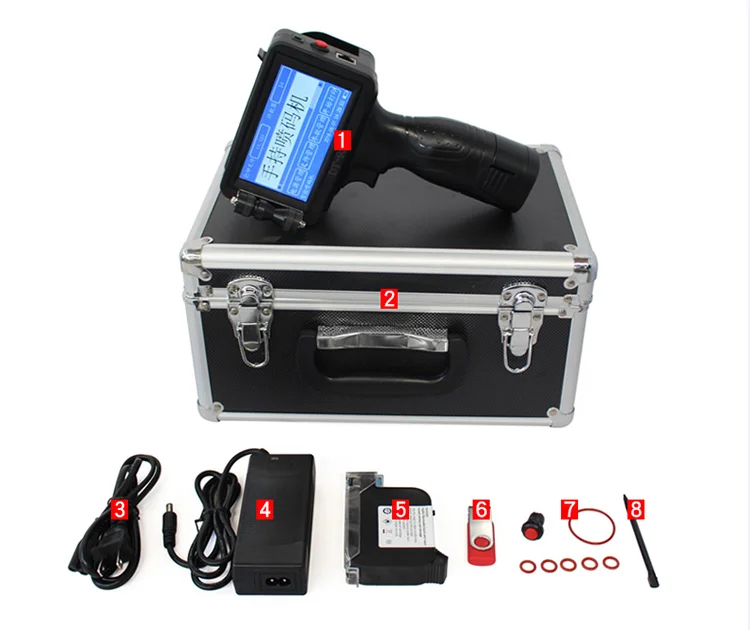 TIJ wire industrial inkjet printer tube marking machine tin can printing machine