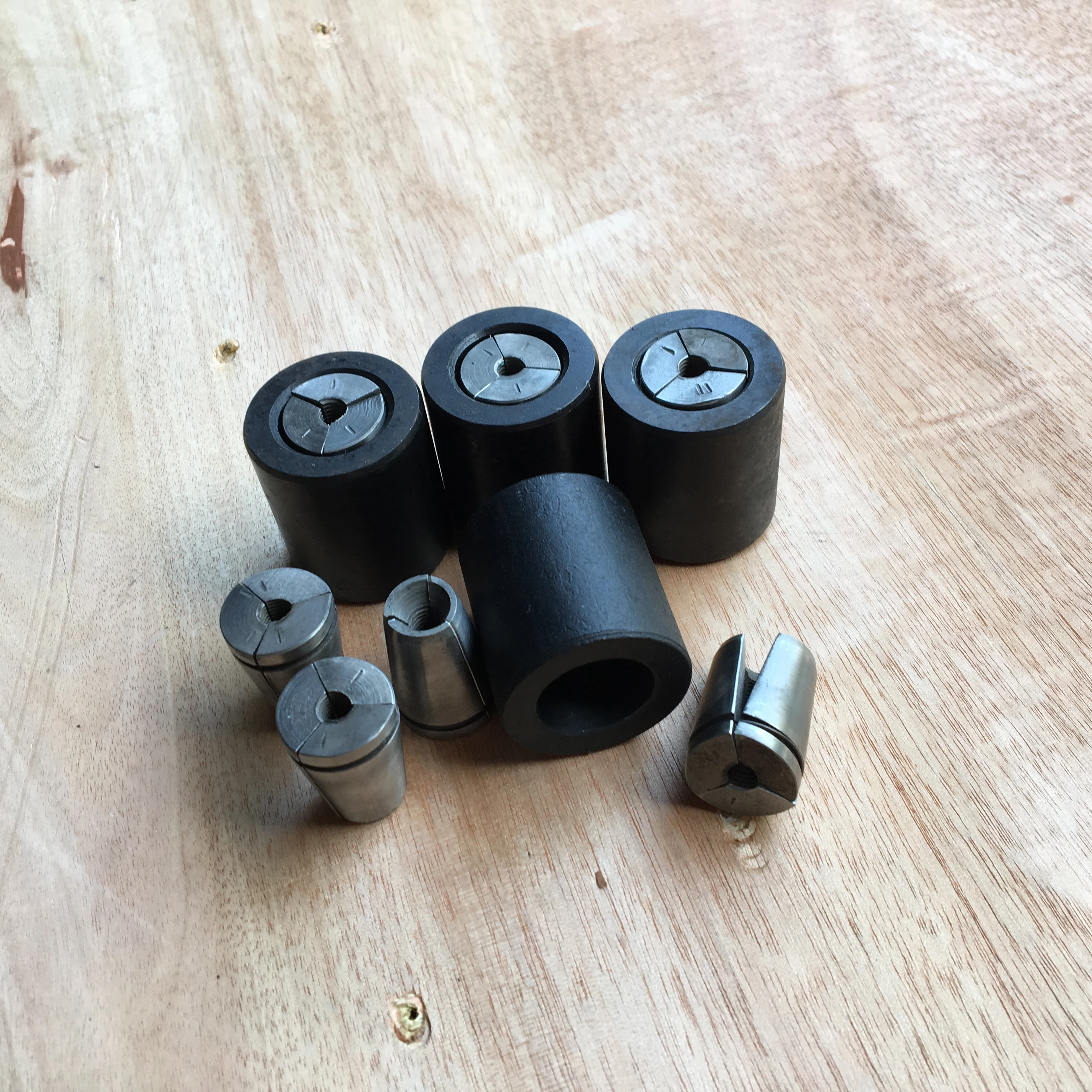 Ready to ship steel cable wedges grips for post tension prestressing anchor block plate 7mm 9.53mm 11.1mm china factory