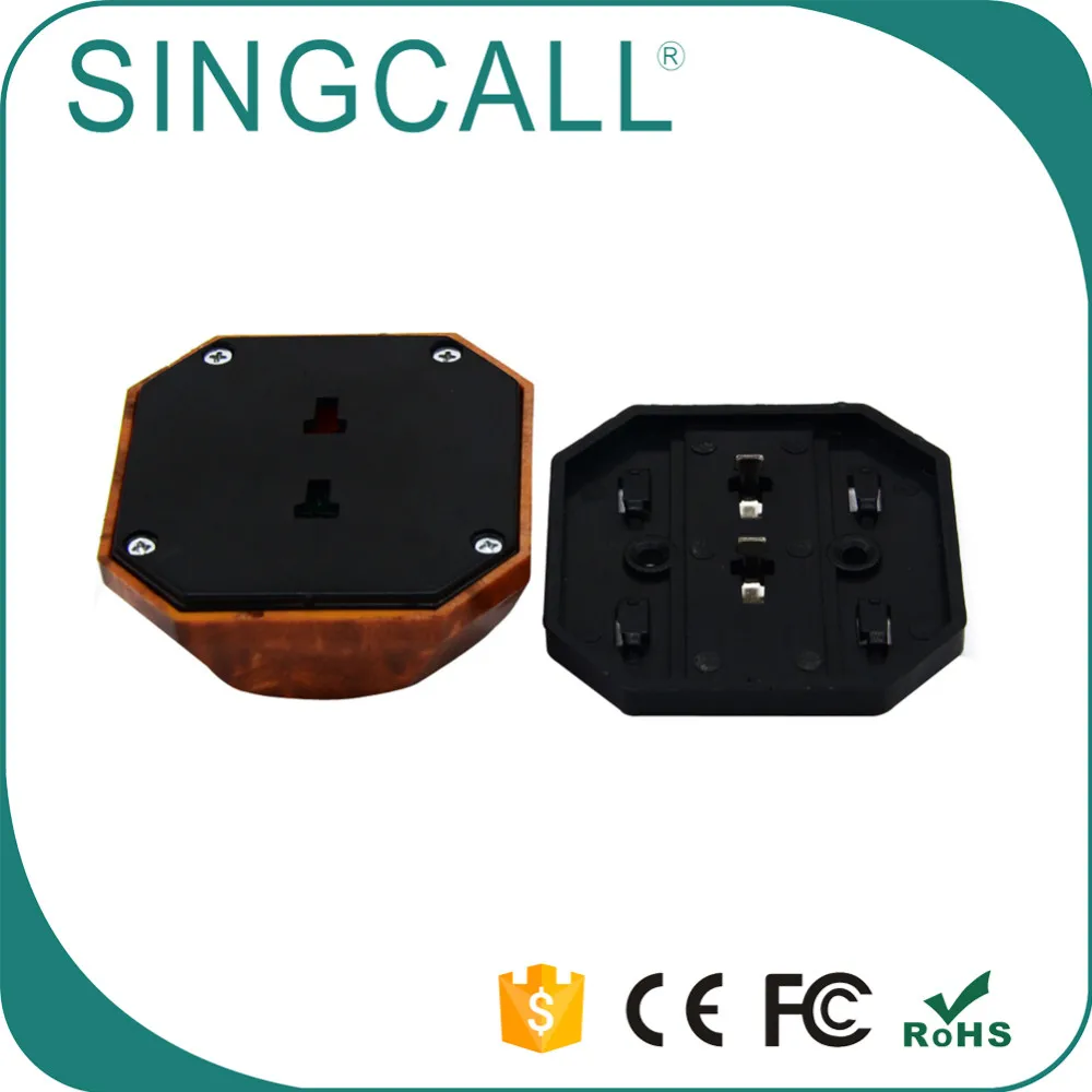 Беспроводной звонок SINGCALL, кнопка пейджера для ресторана, деревянный пейджер APE560