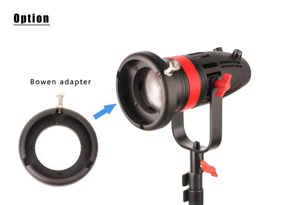 3 PCS CAME-TV Boltzen 55w Film Shooting Fresnel Fanless Focusable Video LED Lights Studio Spot Light Bi-color