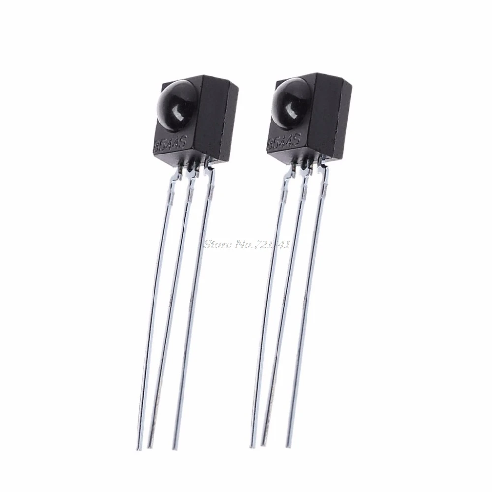 2Pcs DIP-3 IC TSOP4838 IR Receiver Tubes 38Khz Remote Infrared Radiation Module