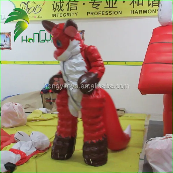 Customized Inflatable Vixen Suit / Inflatable Animal Mascot Fox Costume Toys / Inflatable Fox Costume for Decorations