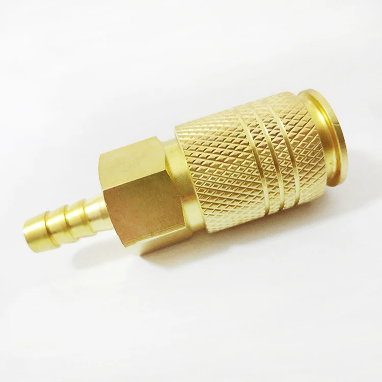 
One Touch 3 IN 1 American Universal type NU02-SM-02B Brass air hose quick release connector coupler pneumatic quick coupling 