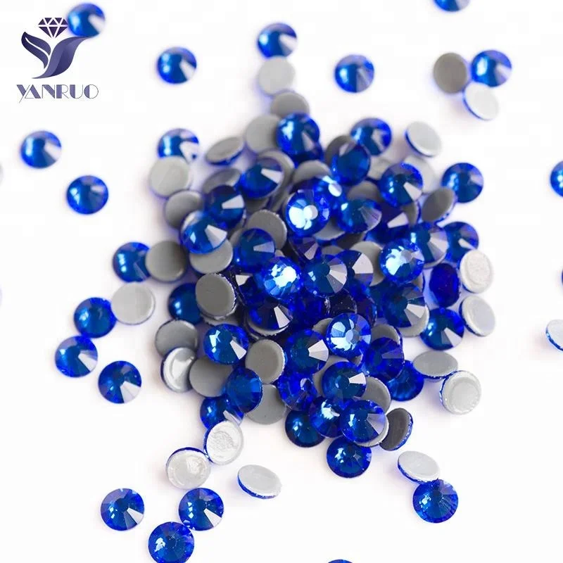 Китайская мода, стразы горячей фиксации разных размеров и цветов, стразы с плоской задней стороной, стекло для одежды