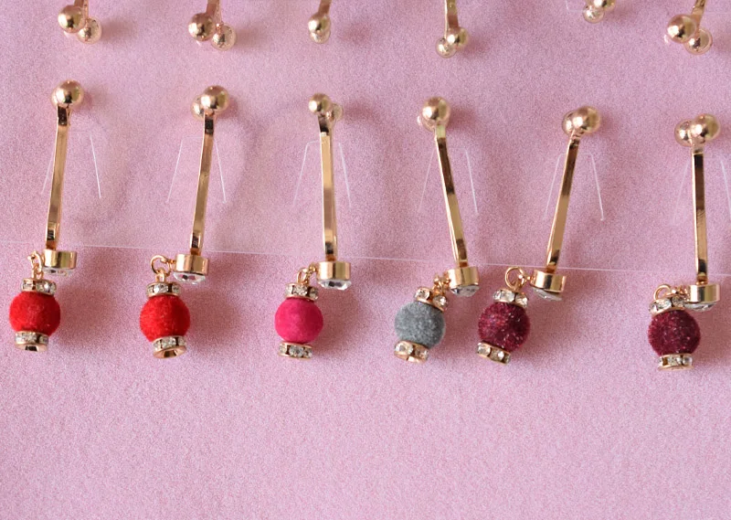 2019 New Arrival Fashion Colorful Bead Muslim Brooch Hijab Scarf Pins Clips