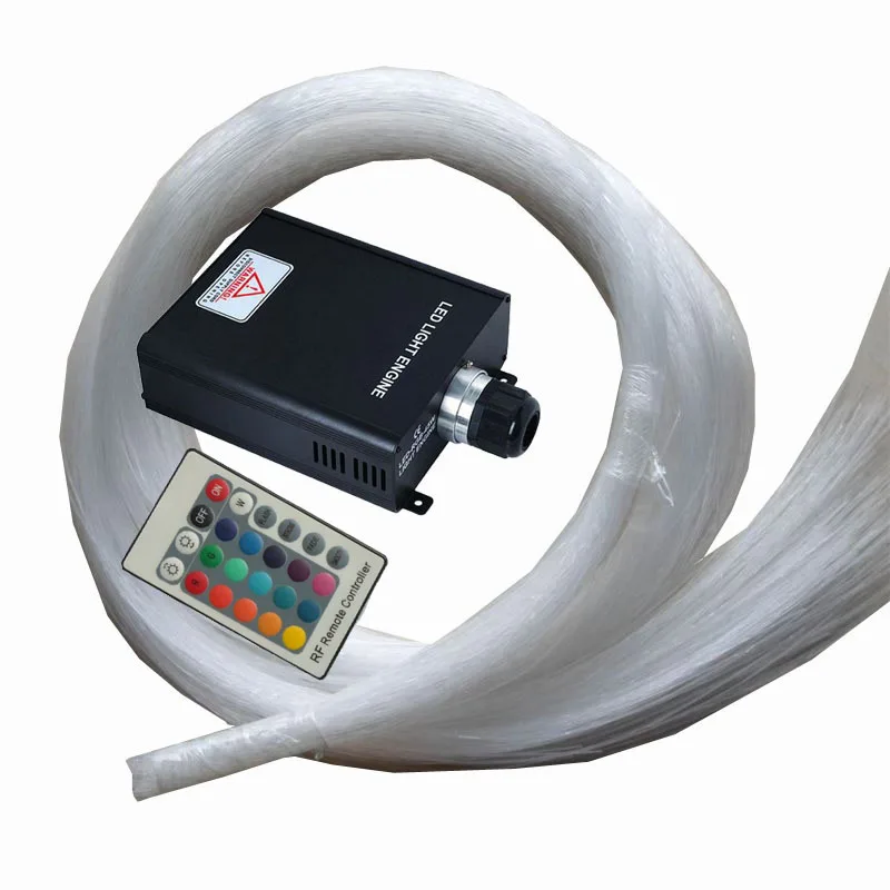 RGB led fiber optic star ceiling kit 0.75mm 200 pcs *2 meters fiber optic light for sale children room promotion