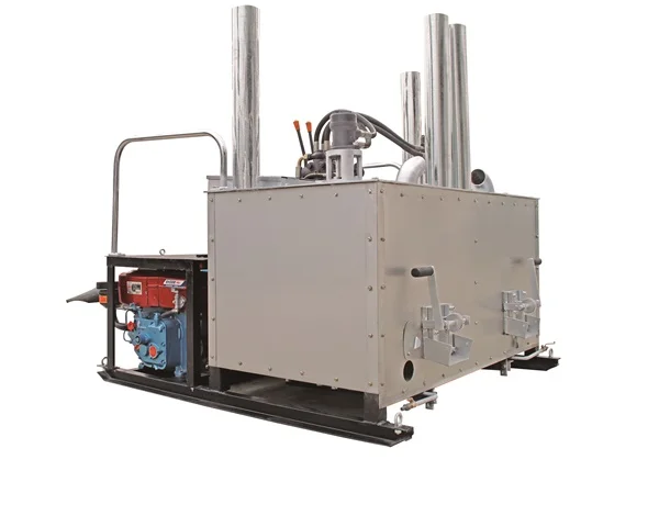 LXD500 hydraulic double cylinder thermoplastic preheater applied for underground parking lot