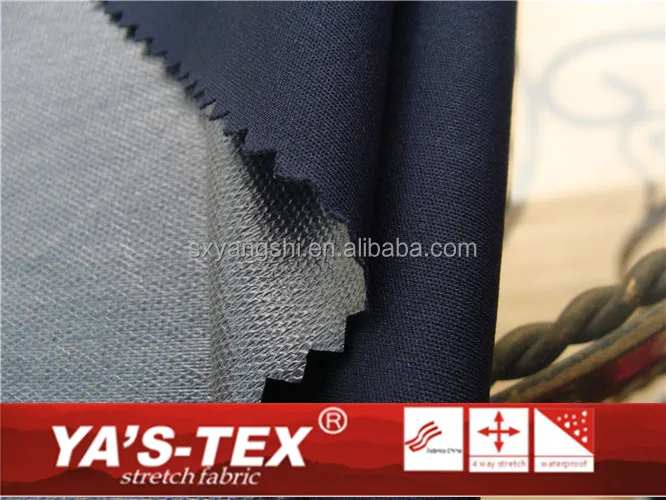 100% polyester sliver coated PU waterproof fabric with breathable TPU film