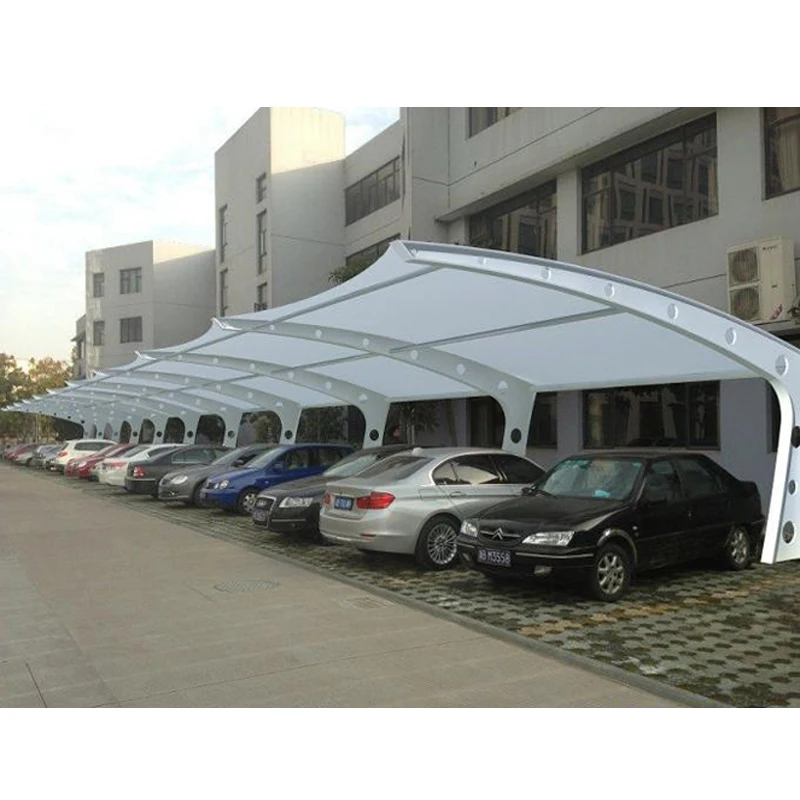 
PVC Custom Membrane Structure Parking Shed And Shelter 