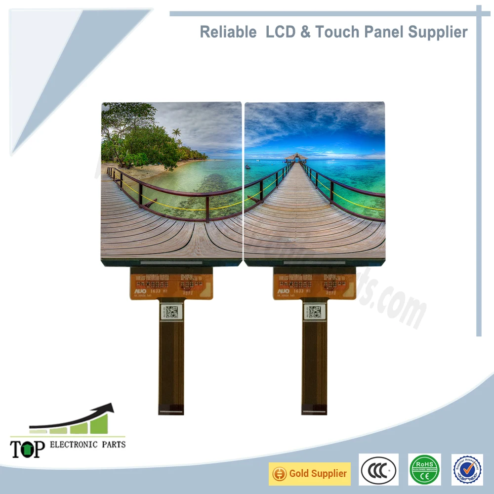 Dual Display 90 Hz 3.81 Inch Super AMOLED Display Screen With Full Viewing For VR AR MR