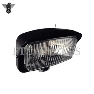 39-2-1-06 Dixie 12v 45W Motorcycle Chrome Headlight Assembly 7" Rectangle Lamp