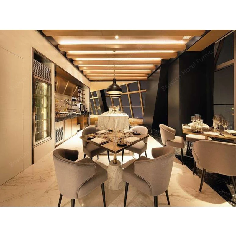 Foshan Bowson  High Grade Customized Elegant Luxury 5 Star Hotel Lobby Furniture