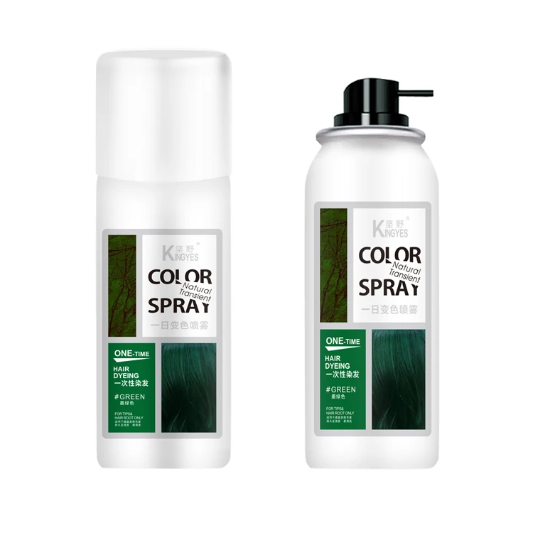 Kingyes Customized Temporary  Washable Hair Color Root Touch-up Spray 75ml