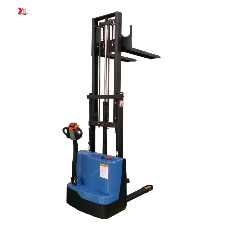 1 тонна грузоподъемность 3 0 м подъемник высокий Электрический штабелер вилочный погрузчик с