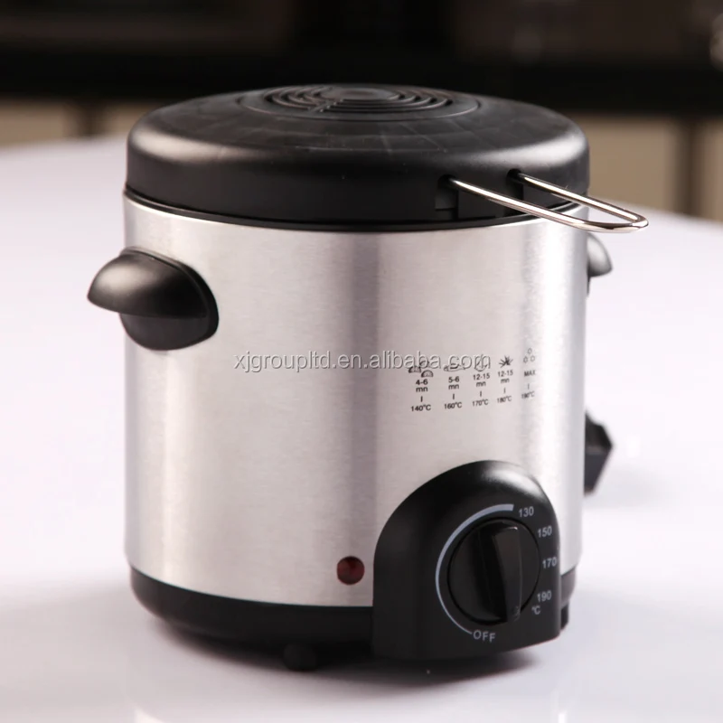 600W 0.5L XJ-8K119 electric deep fryer with fondue set optional new mini deep fryer
