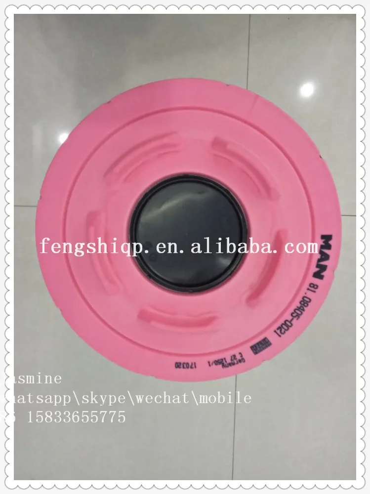 Truck air filter for MAN with high quality