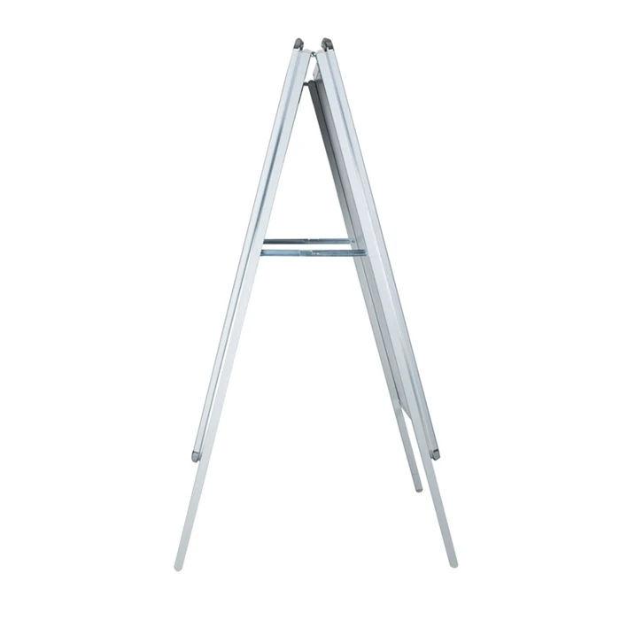 Outdoor aluminum snap frame A board pavement sign , aluminum a board poster stand, Double Side A Frame